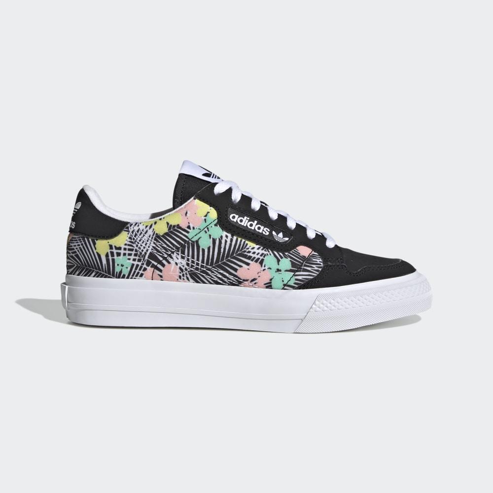 Originals Adidas Continental Vulc Fete Romania - Negrii/Albi EG9284